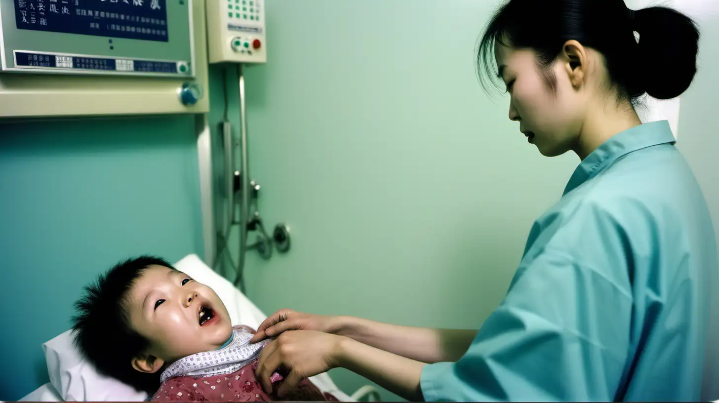 Medical Staff and Patients at Beijing Hospital 2002