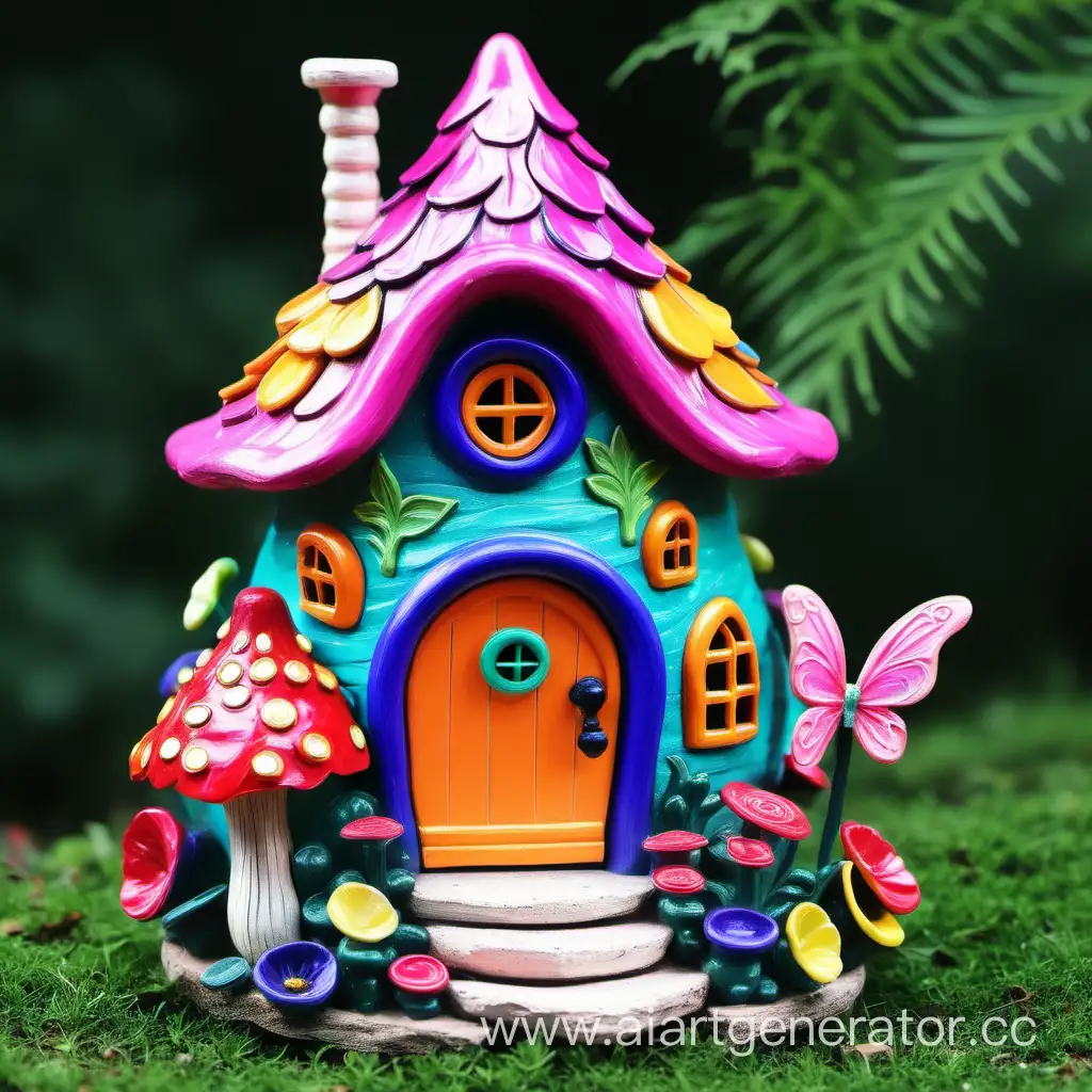 Enchanting-and-Vibrant-Fairy-House-Illustration