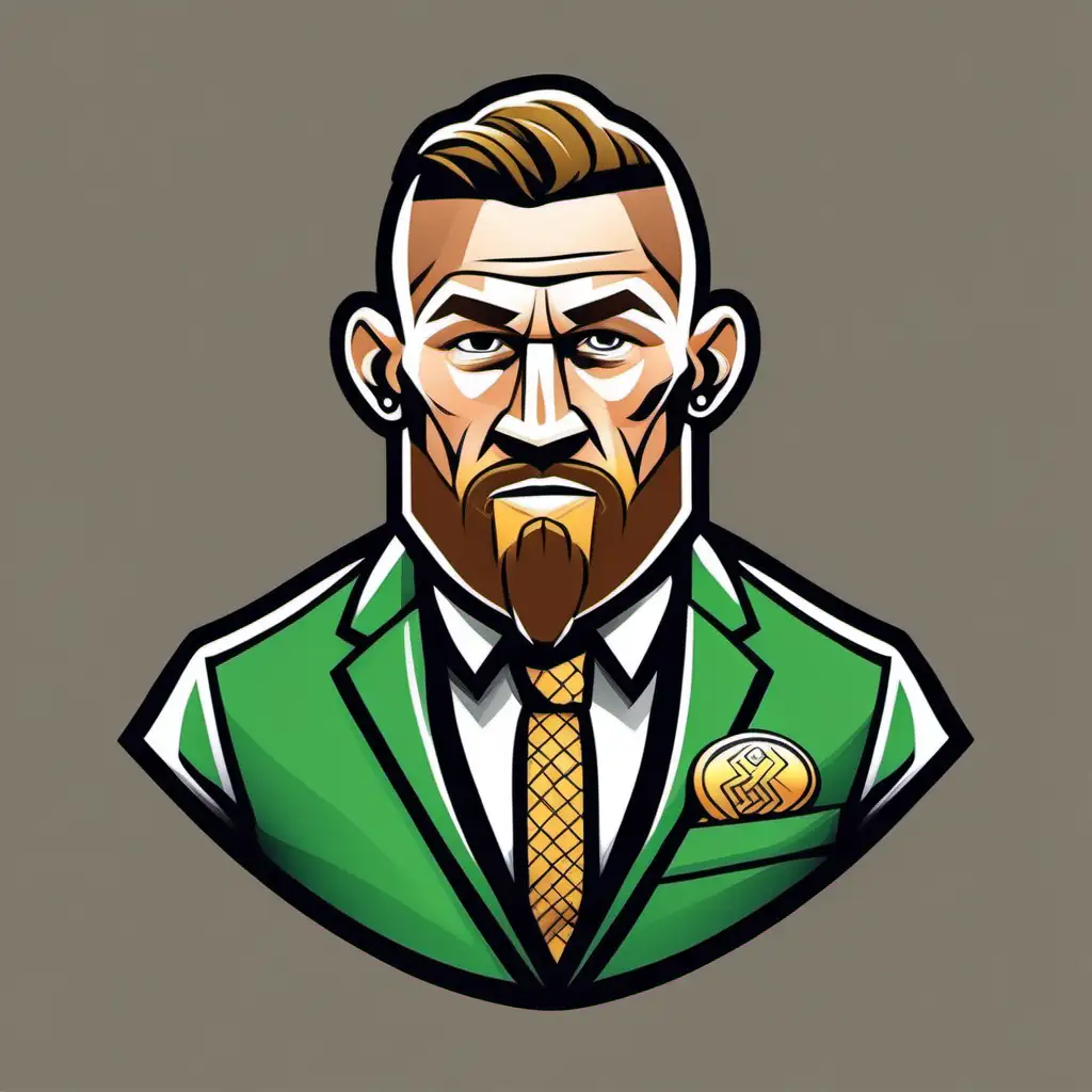 cartoon Icon of Conor McGregor



