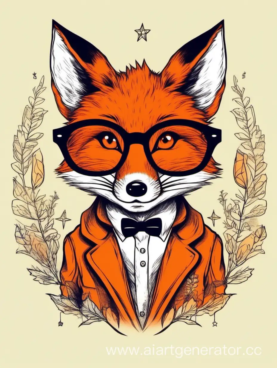 Cheerful-Fox-Wearing-Glasses