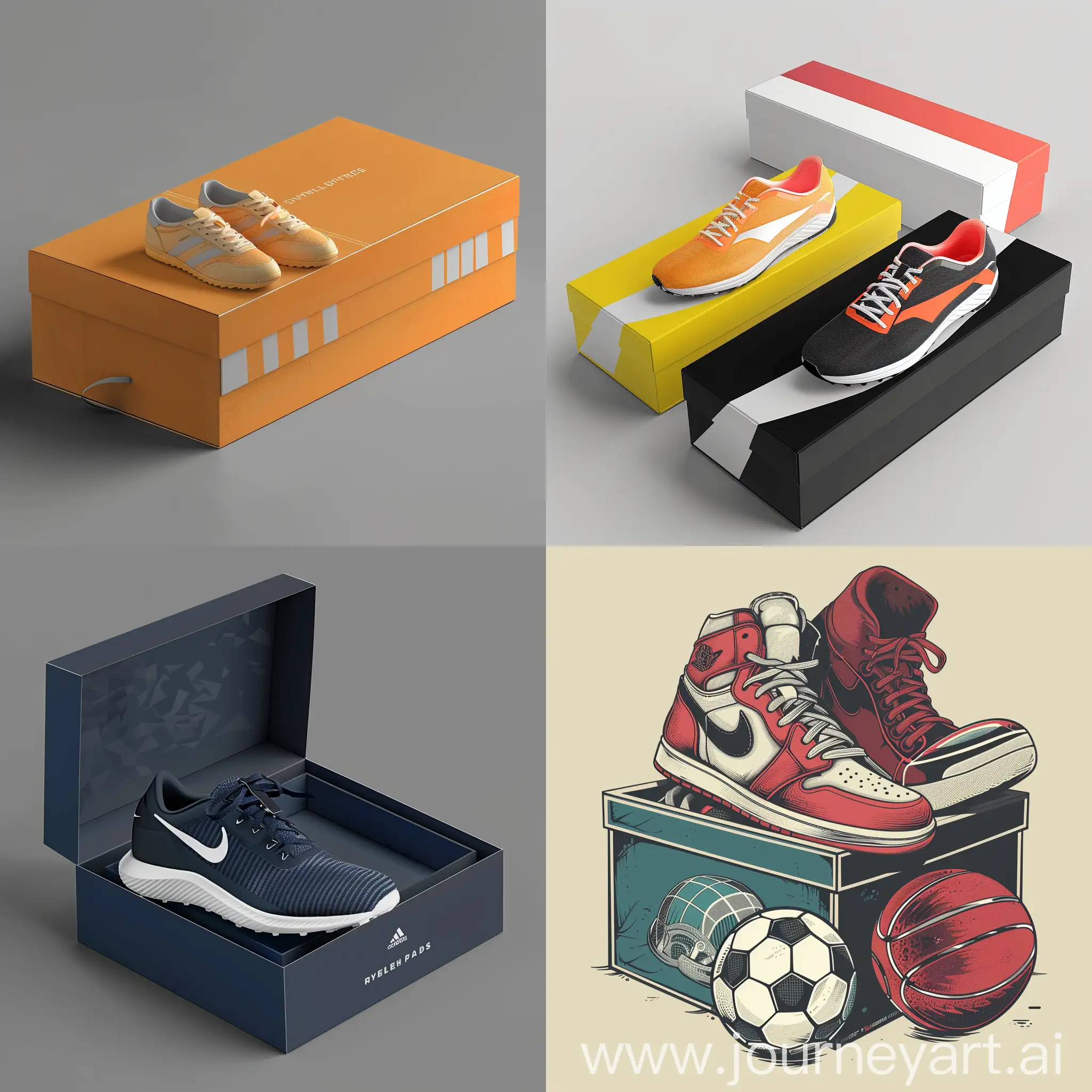design for sports wears box design