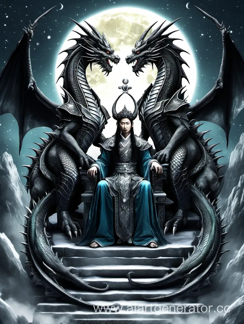 Два Лунных Дракона на троне