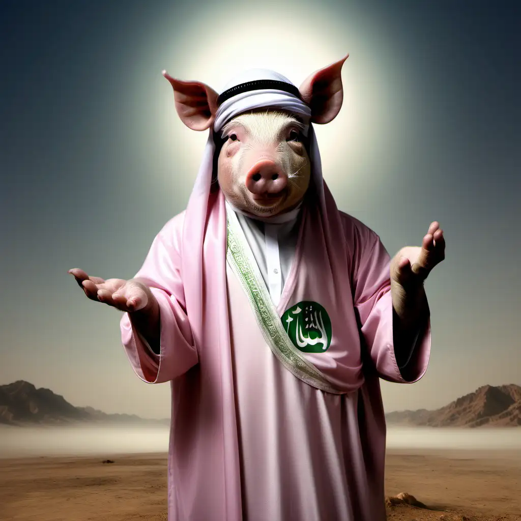 Prophet Muhammad pig man