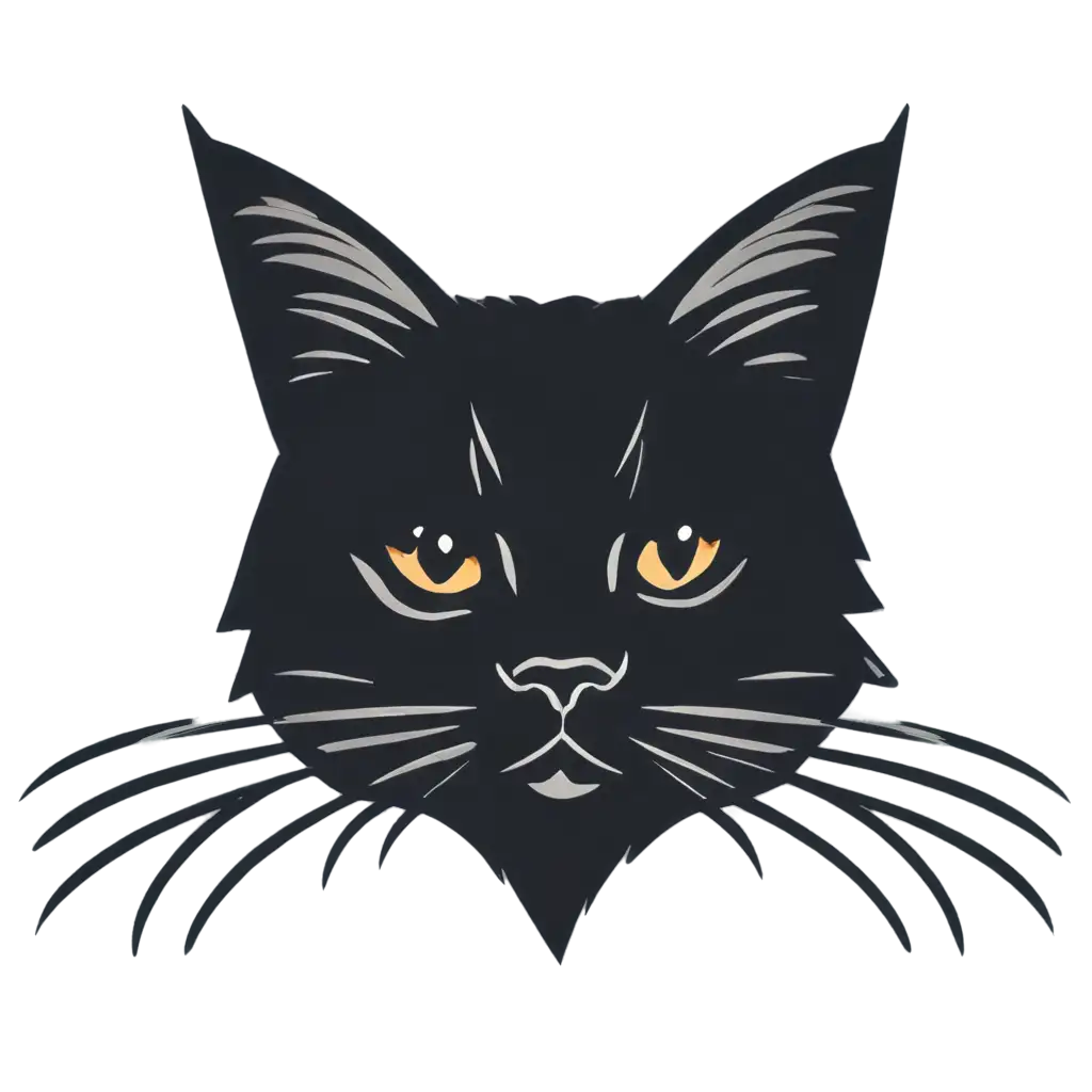 Cat logo for tshirt design
