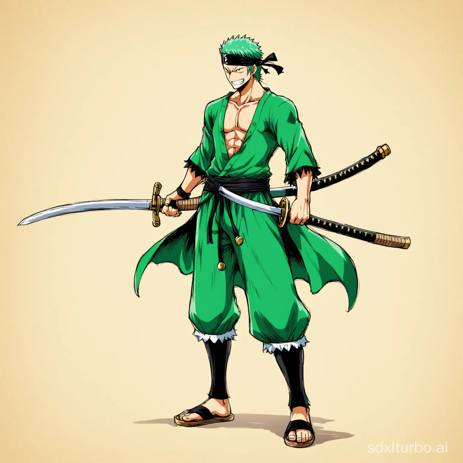 One-Piece-Zoro-Samurai-Sword-Fight