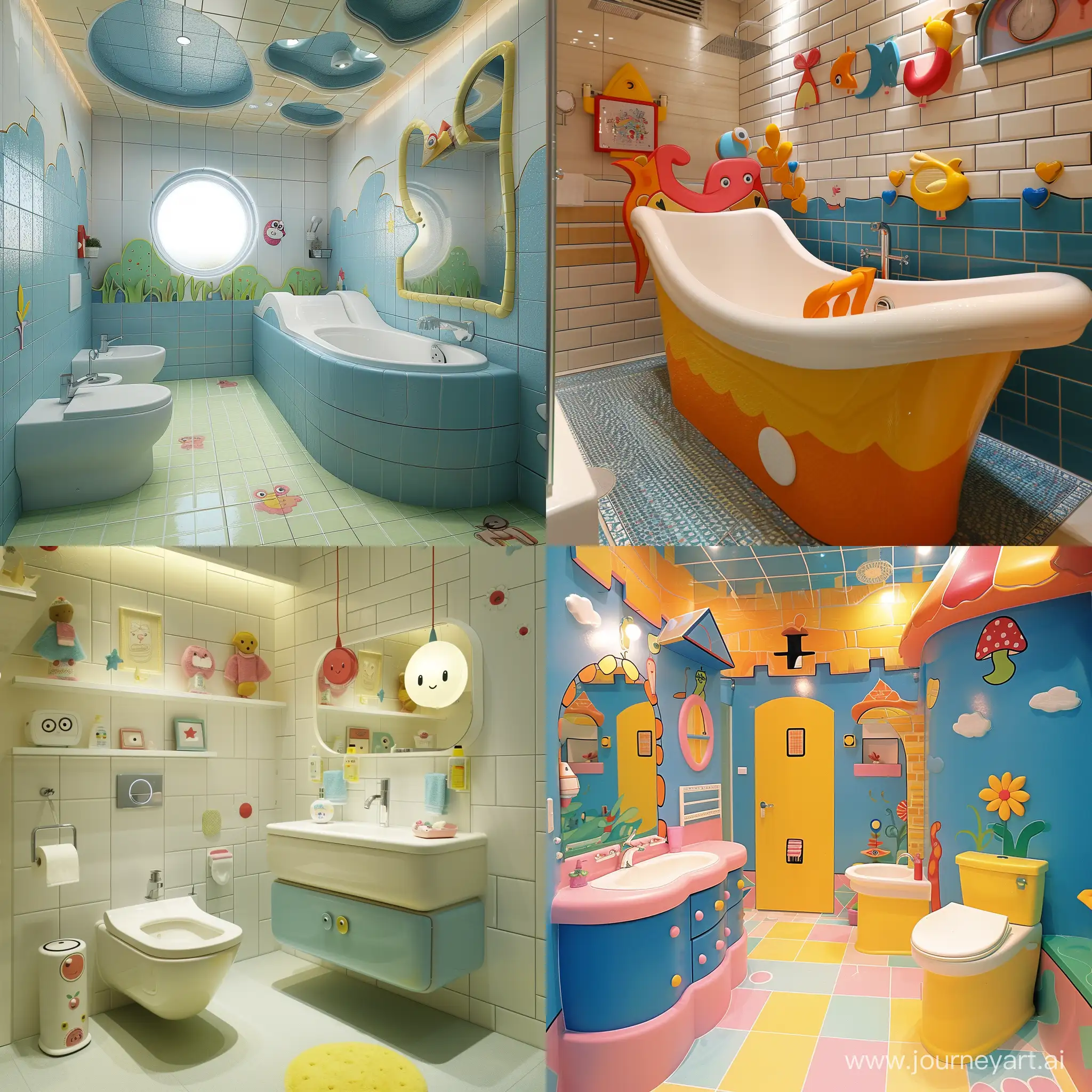 Vibrant-Childrens-Bathroom-Exploration