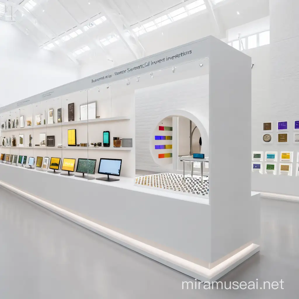 A museum using smart materials to display scientific inventions
