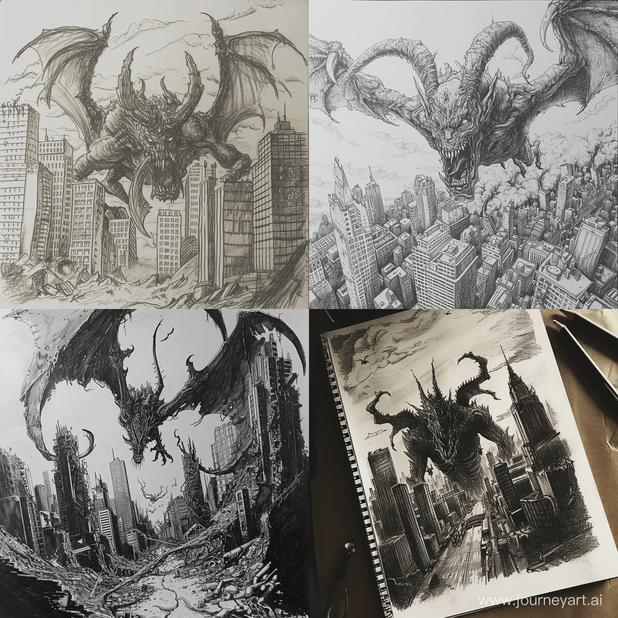 Urban-Demon-Realm-A-Dark-Fusion-of-Modern-City-and-Otherworldly-Horrors