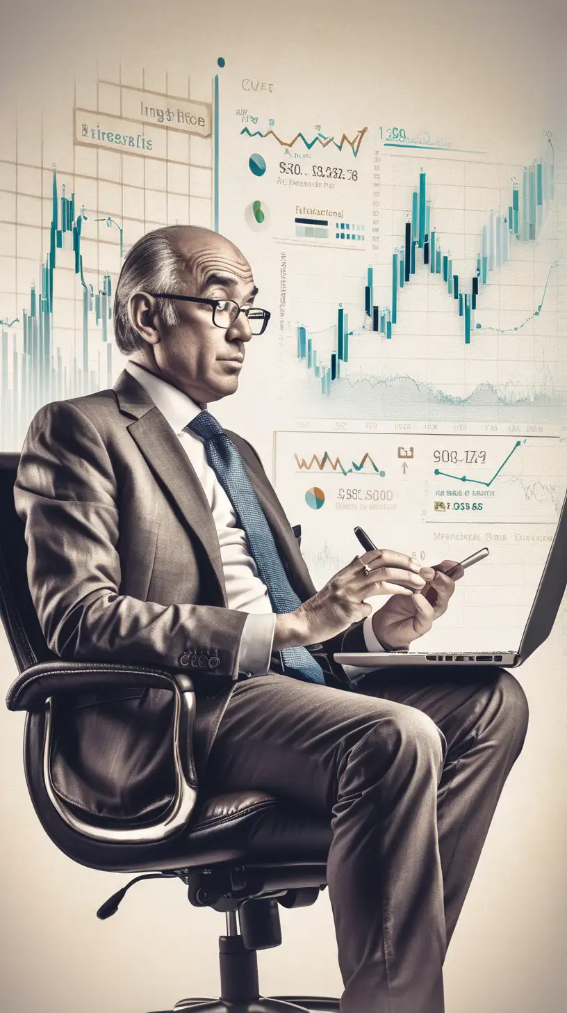  create a captivating image illustrating   timeless wisdom about the digital  world of finance