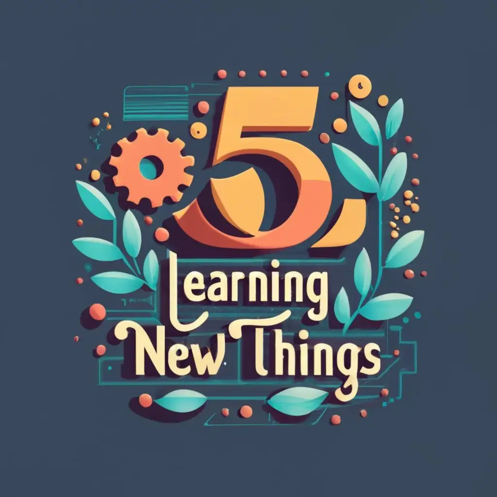 LOGO-Design-For-Tech-Bloom-Innovative-Floral-Design-with-Day-5-of-Learning-New-Things-Typography