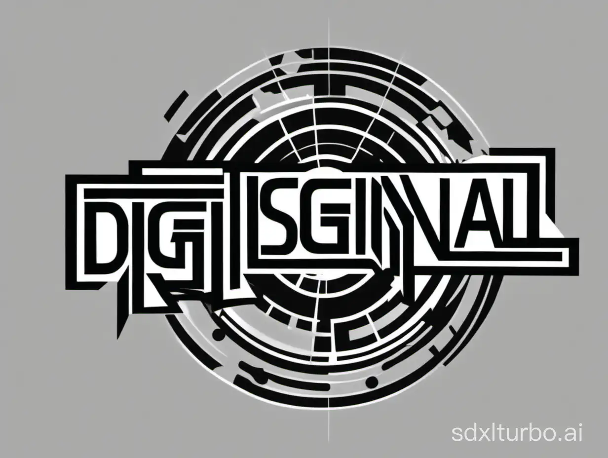 a band's logo,the name of the band is Digital Signal