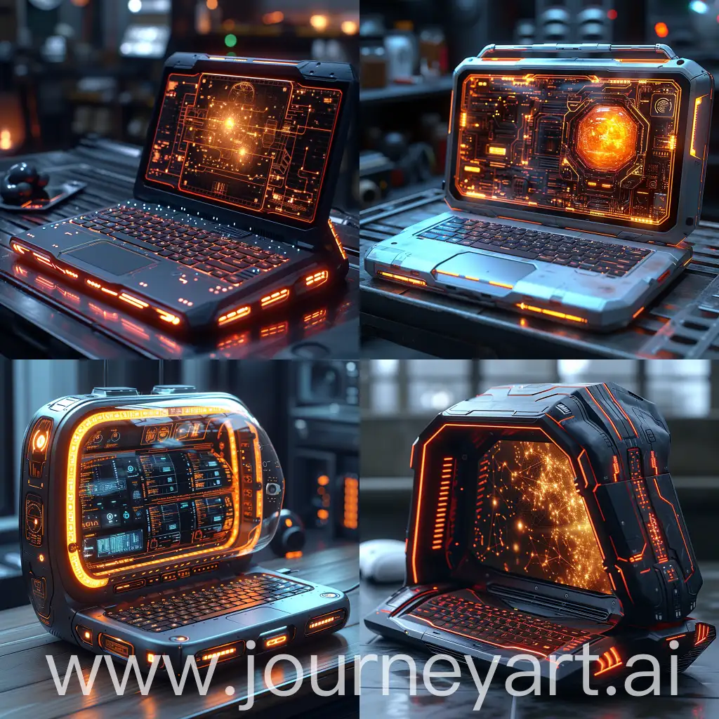 Futuristic-EcoFriendly-Laptop-with-Solar-Panel-and-Holographic-Projection