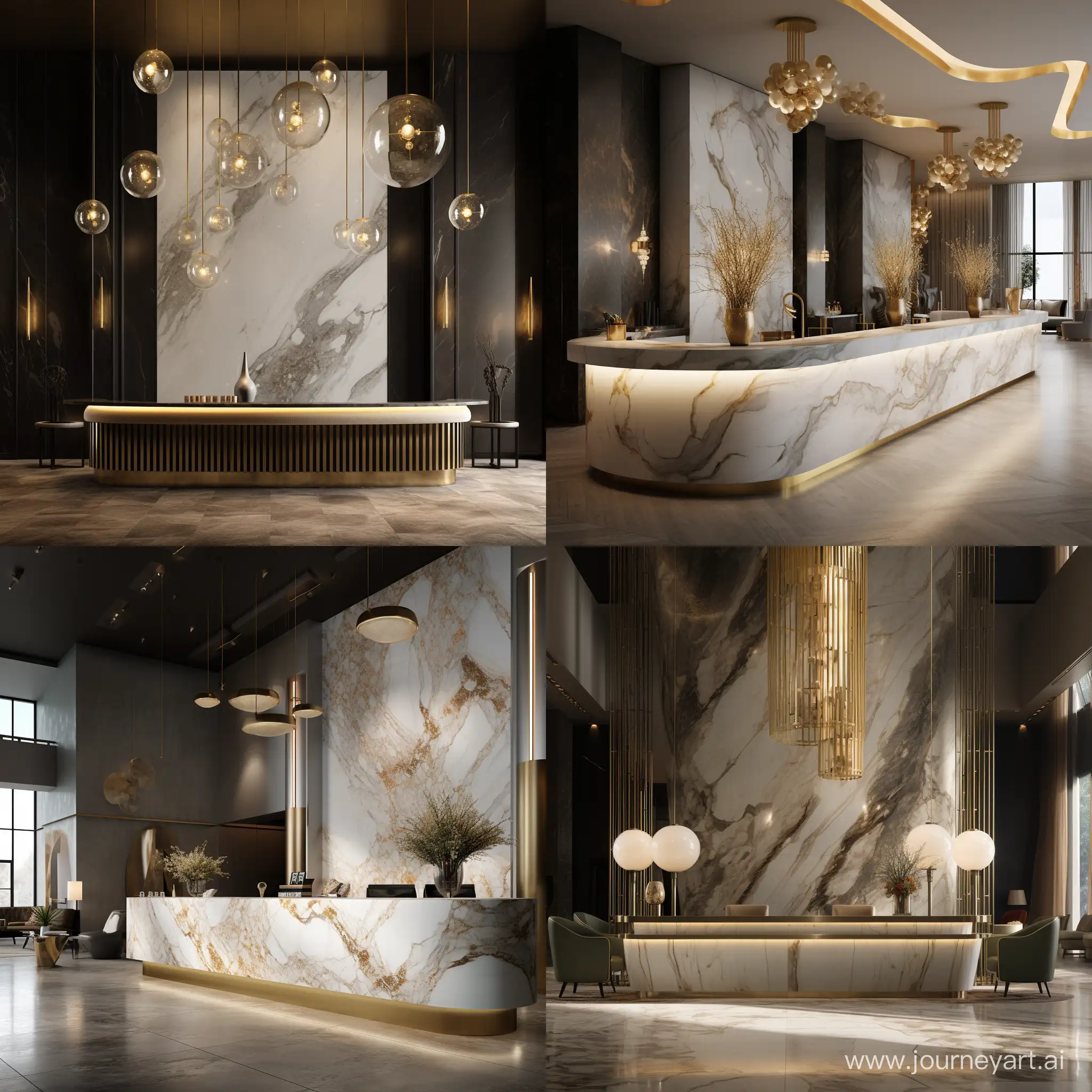 Luxurious-Reception-with-Marble-Metal-and-Elegant-Lighting