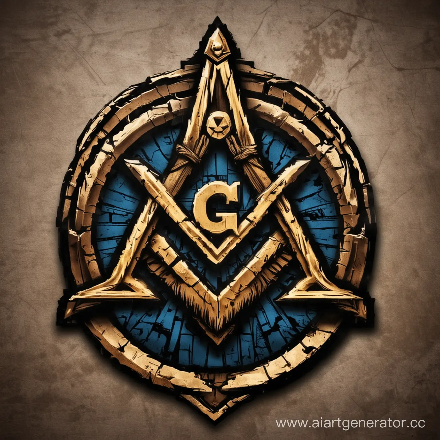 Masonic-Mess-Esports-Team-Logo-Featuring-Sacred-Symbols-and-Dynamic-Design
