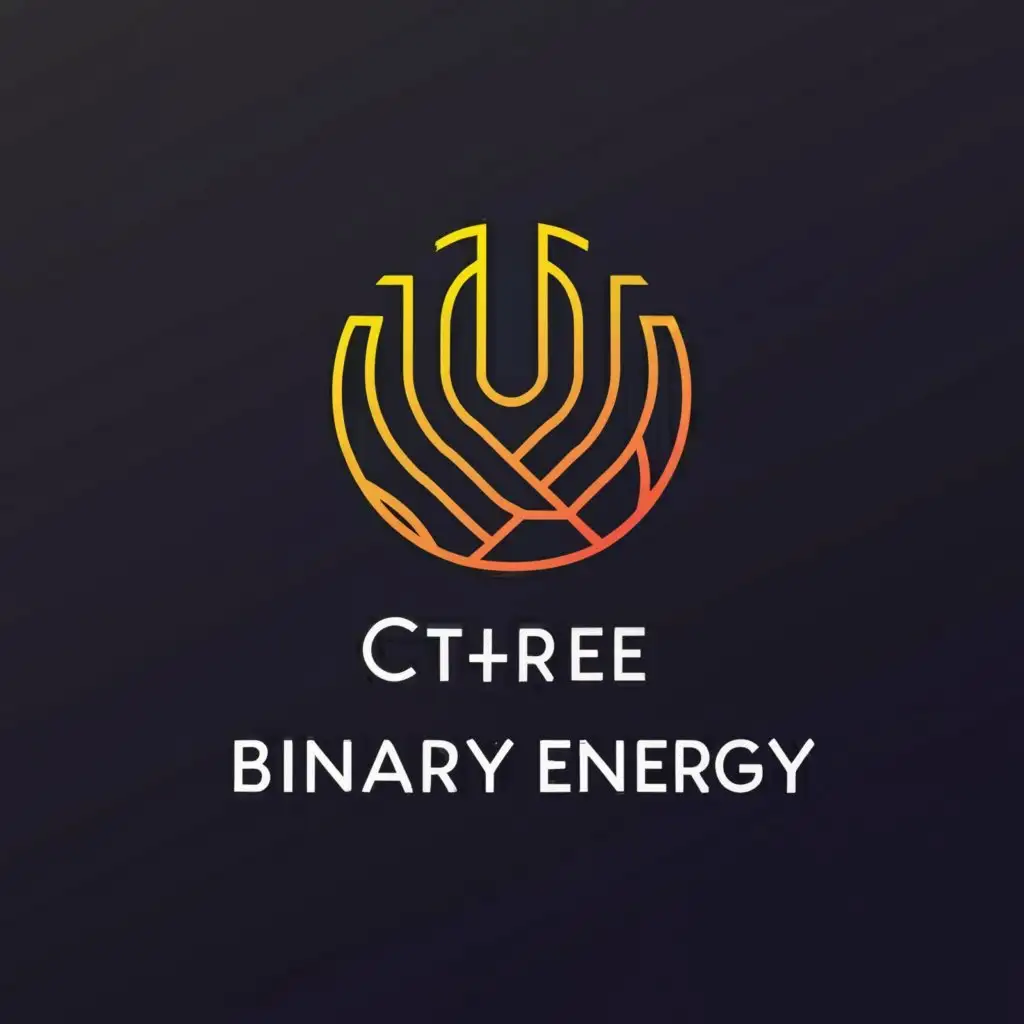 a logo design,with the text "CV. Three Binary Energy", main symbol:Sun and alphabet three,Minimalistic,be used in Retail industry,clear background