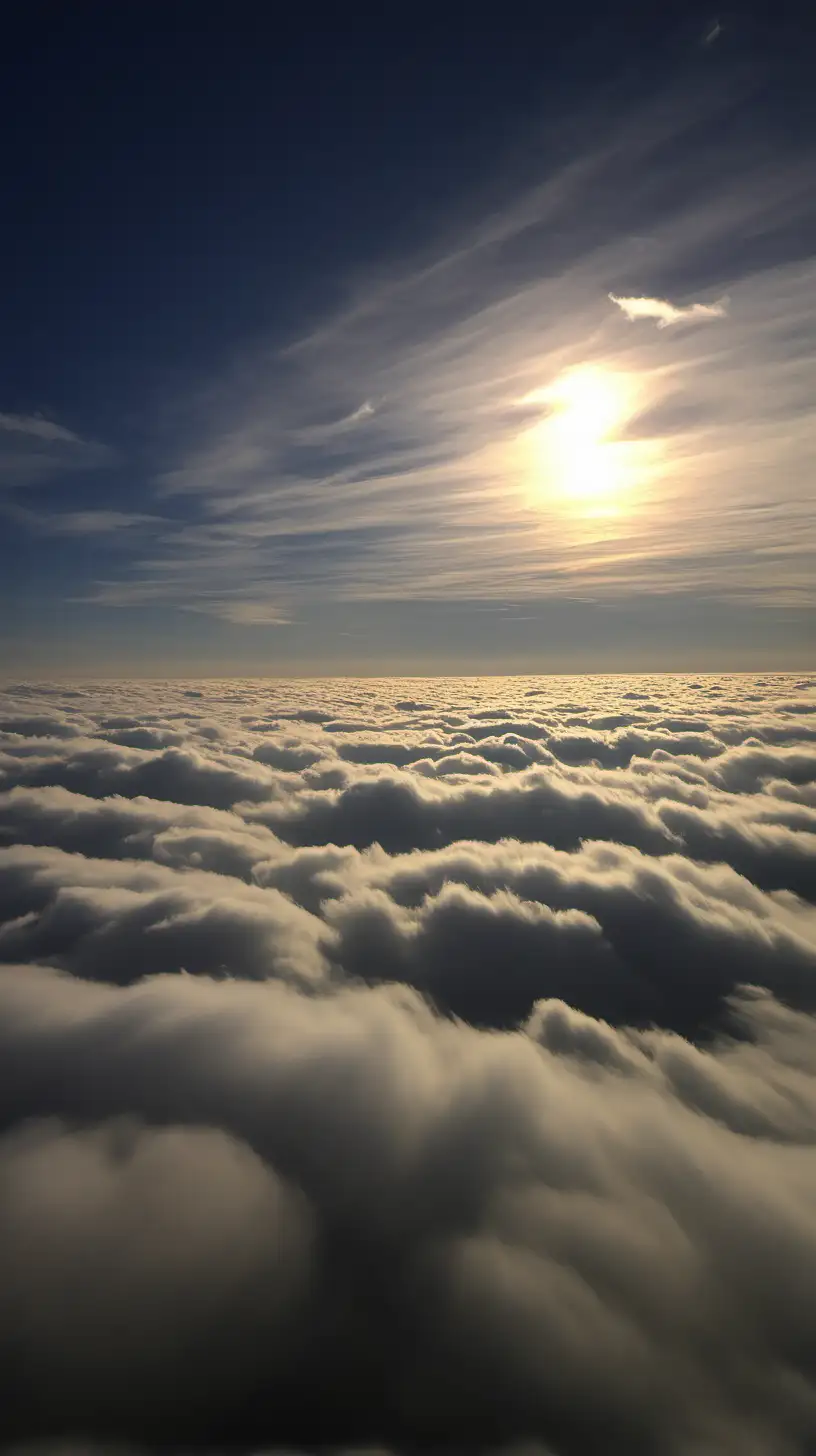Whimsical Cloud Journey Across the Sky