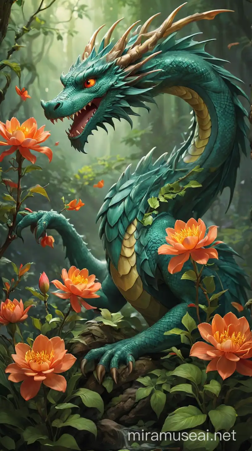 Enchanted Dragon Blossom and Soulmate Bond