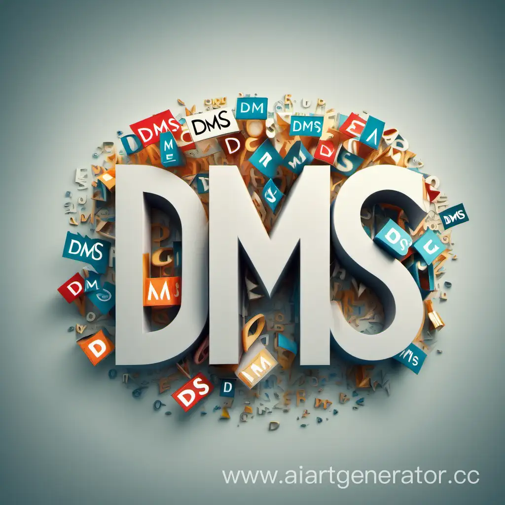 Логотип из букв "ДМС"