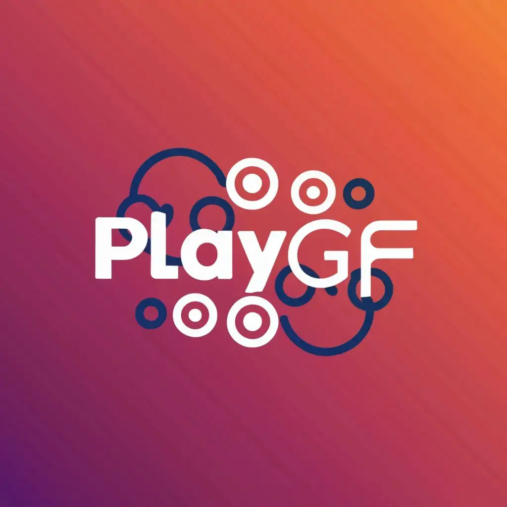 a logo design,with the text "PLAYGF", main symbol:chat,complex,be used in Home Family industry,clear background