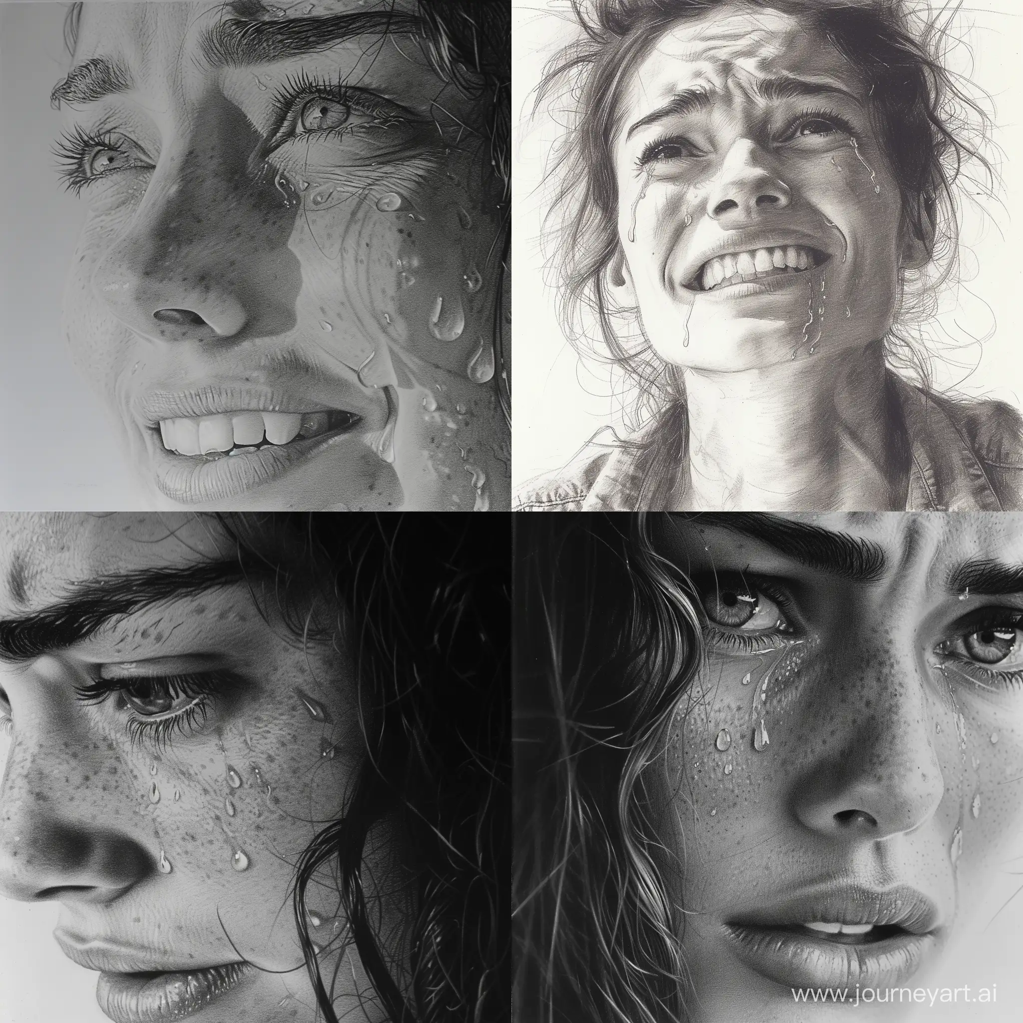 Joyful-Hyperrealistic-Portrait-Expressive-Tears-in-Sketch-Style