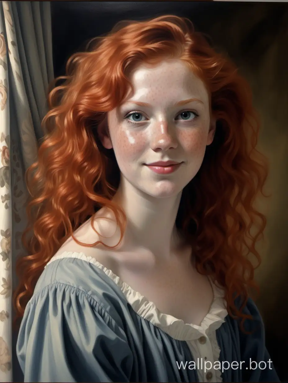 Southern-Gothic-Beauty-Enchanting-Redhead-Woman-in-Velazquez-Style-Portrait