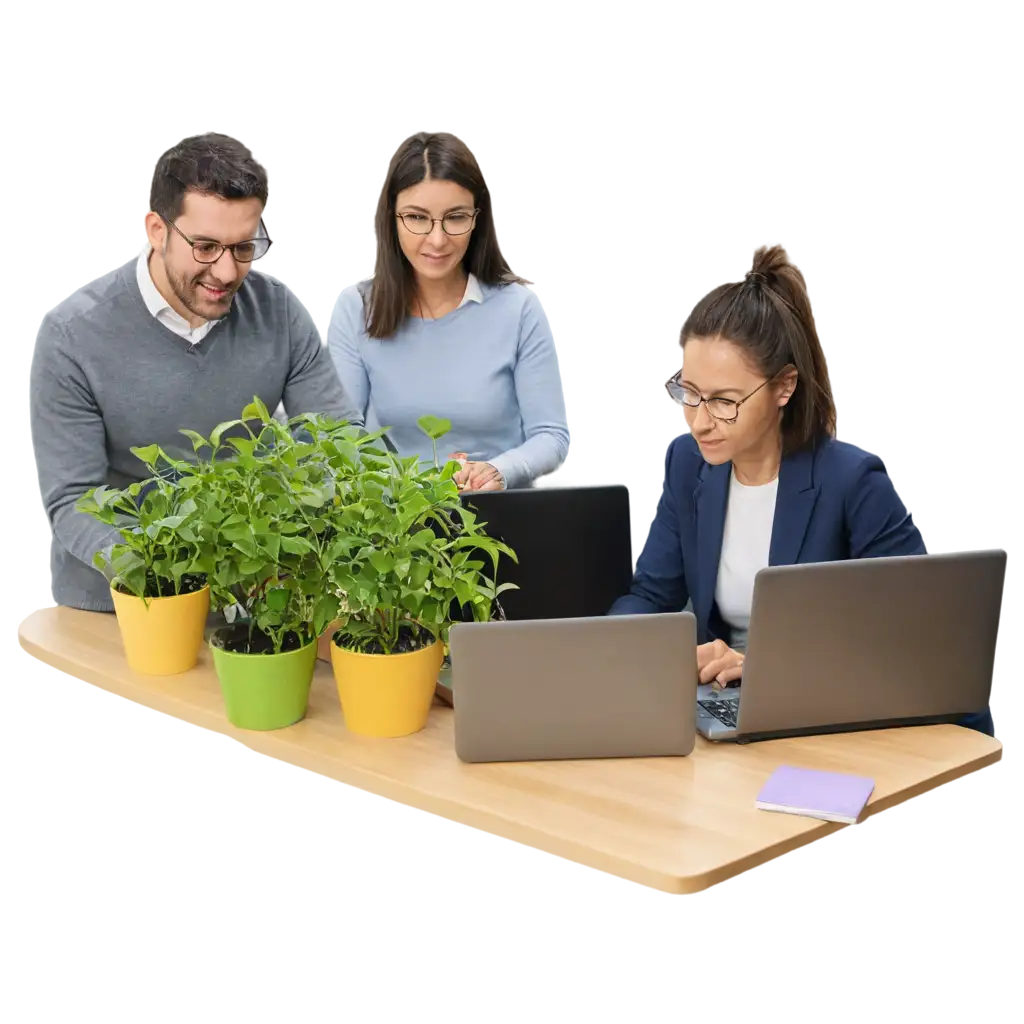Group-5-Teachers-Collaborating-with-Technology-PNG-Image-Featuring-Computer-and-Plant