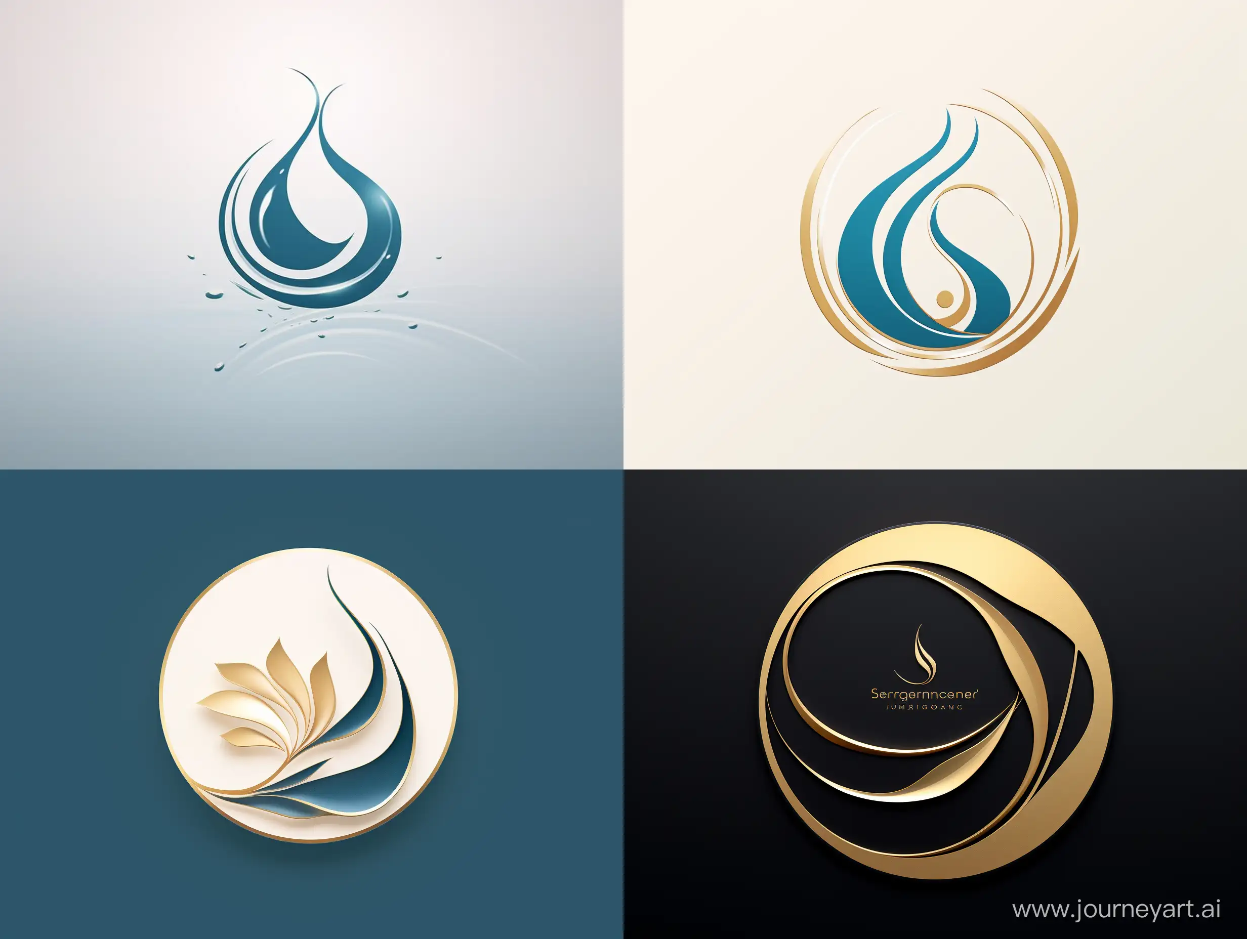 Circular-Water-Element-Logo-with-Valentina-Signature