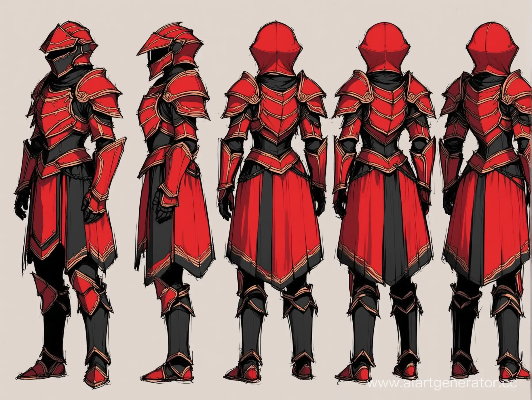 Red-and-Black-Armor-Detailed-Illustration-of-Protective-Gear