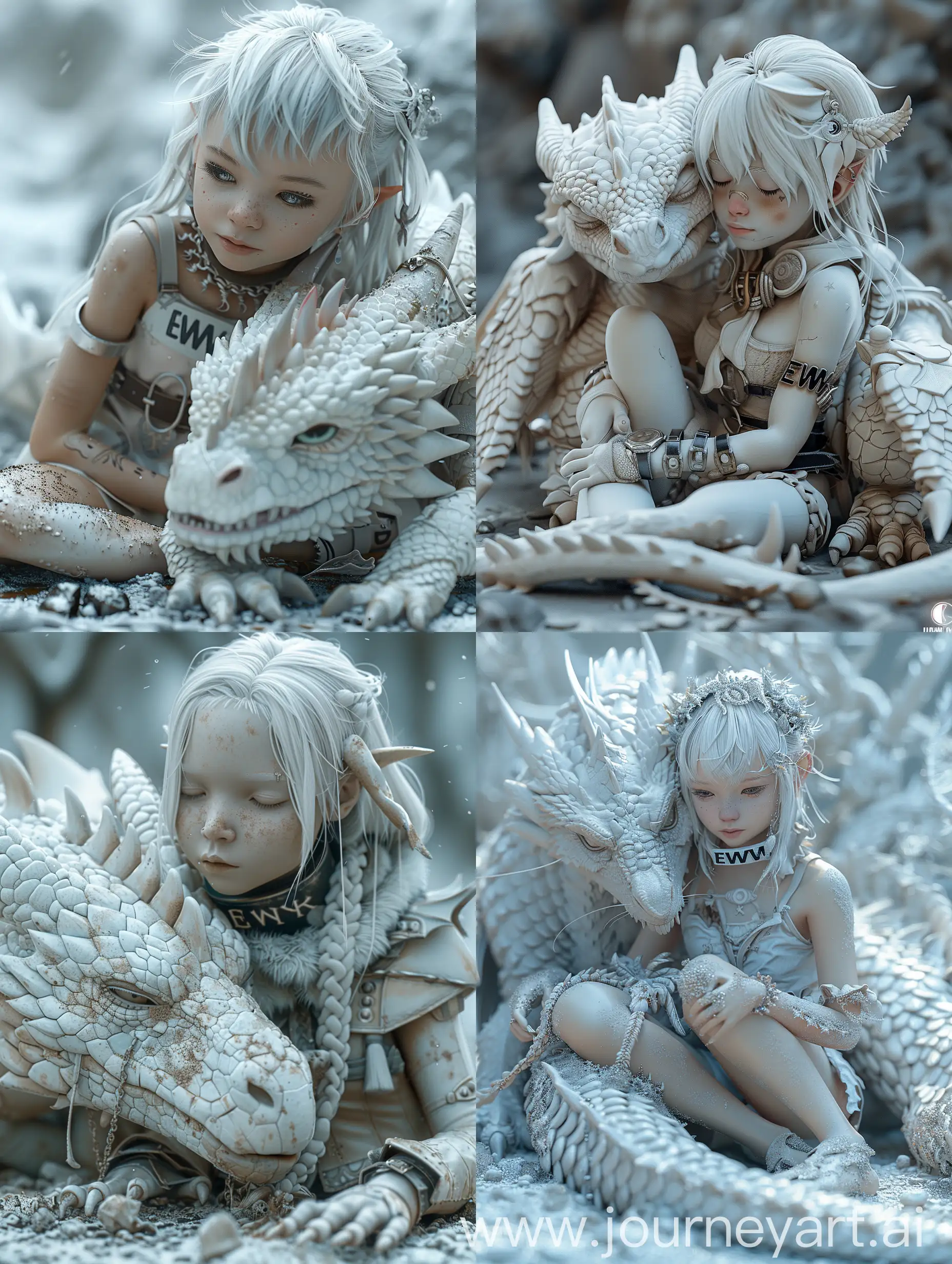 UltraWide-Angle-WhiteHaired-Girl-and-White-Dragon-in-a-Surreal-UltraRealistic-World
