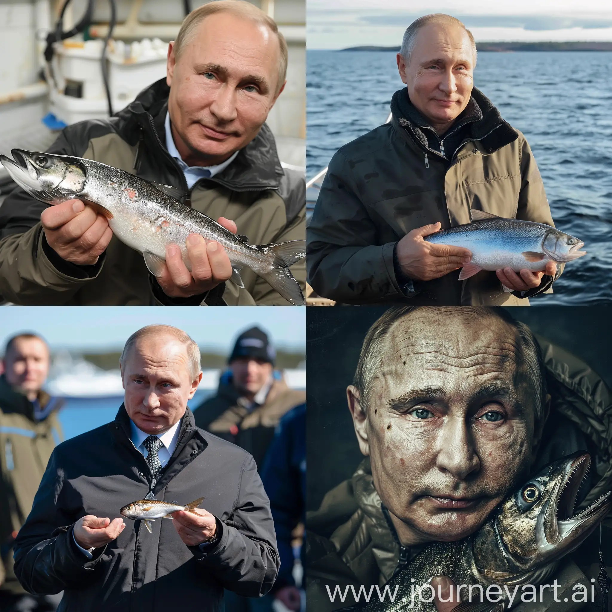 Russian-President-Putin-with-Murmansk-Herring