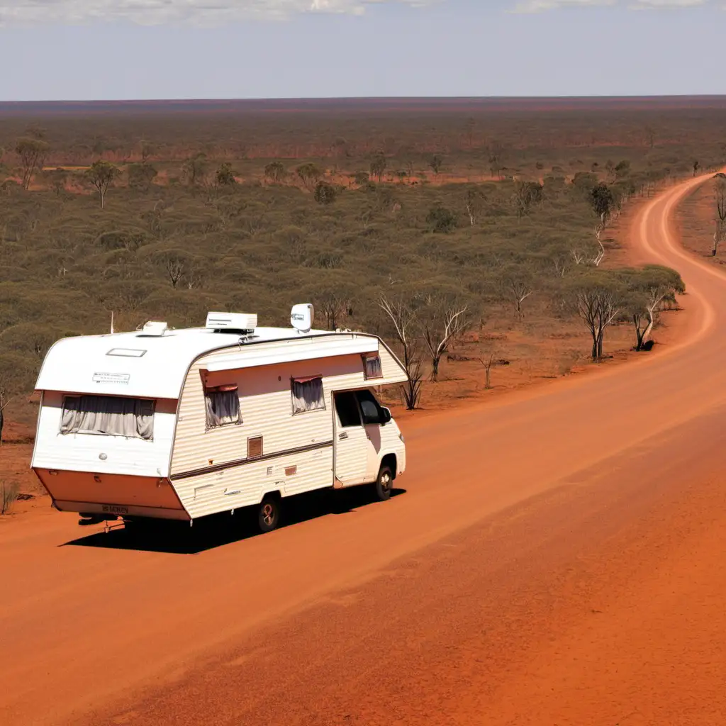 Australian Outback Caravan Journey Exploring the Vast Wilderness