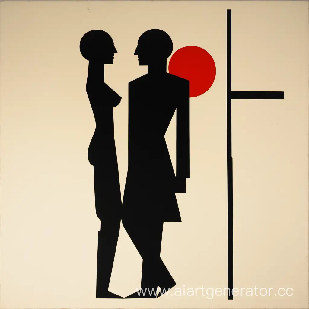 Suprematist-Silhouettes-of-Passionate-Love