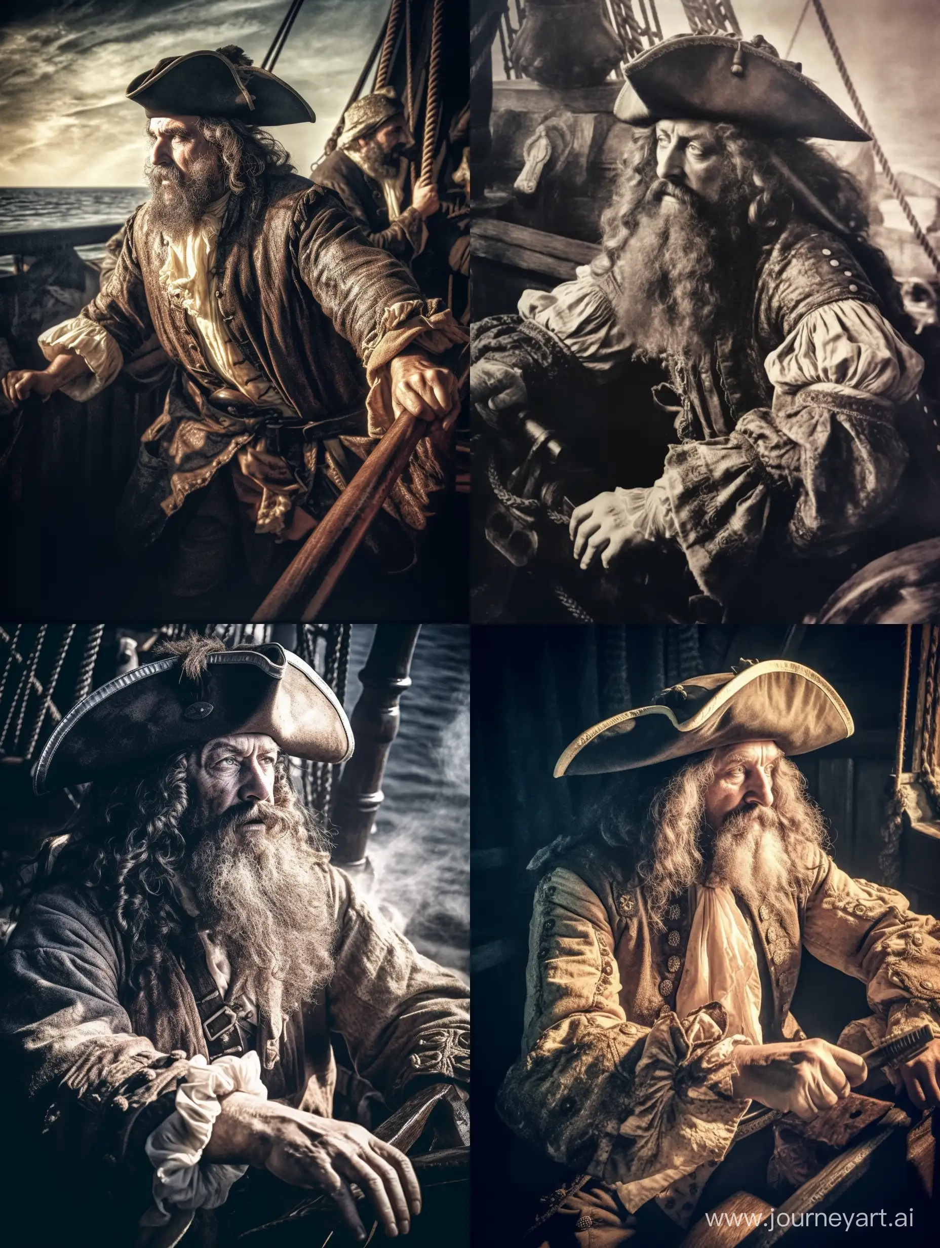 Blackbeards-Terrifying-Plunder-Vintage-Pirate-Attack-Photo-1718