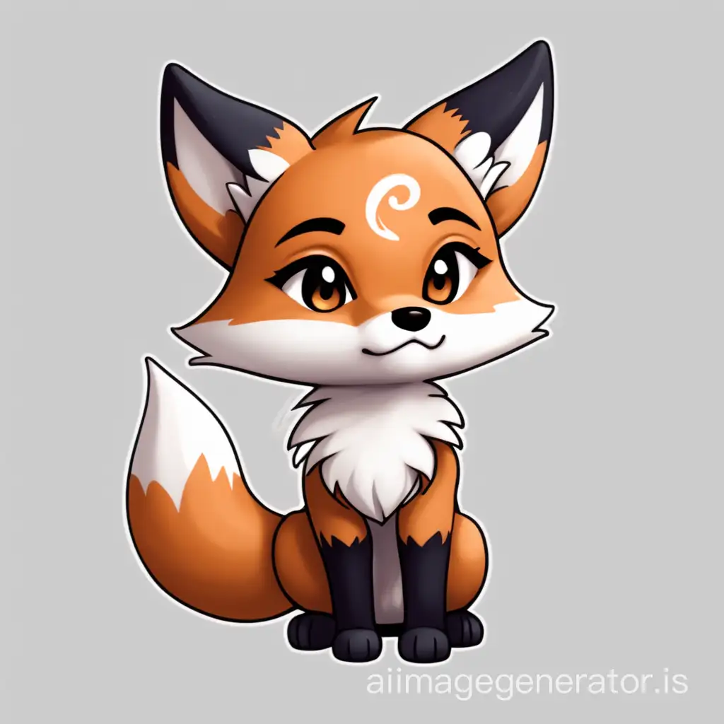 Adorable-Chibi-Fox-in-a-Whimsical-Forest