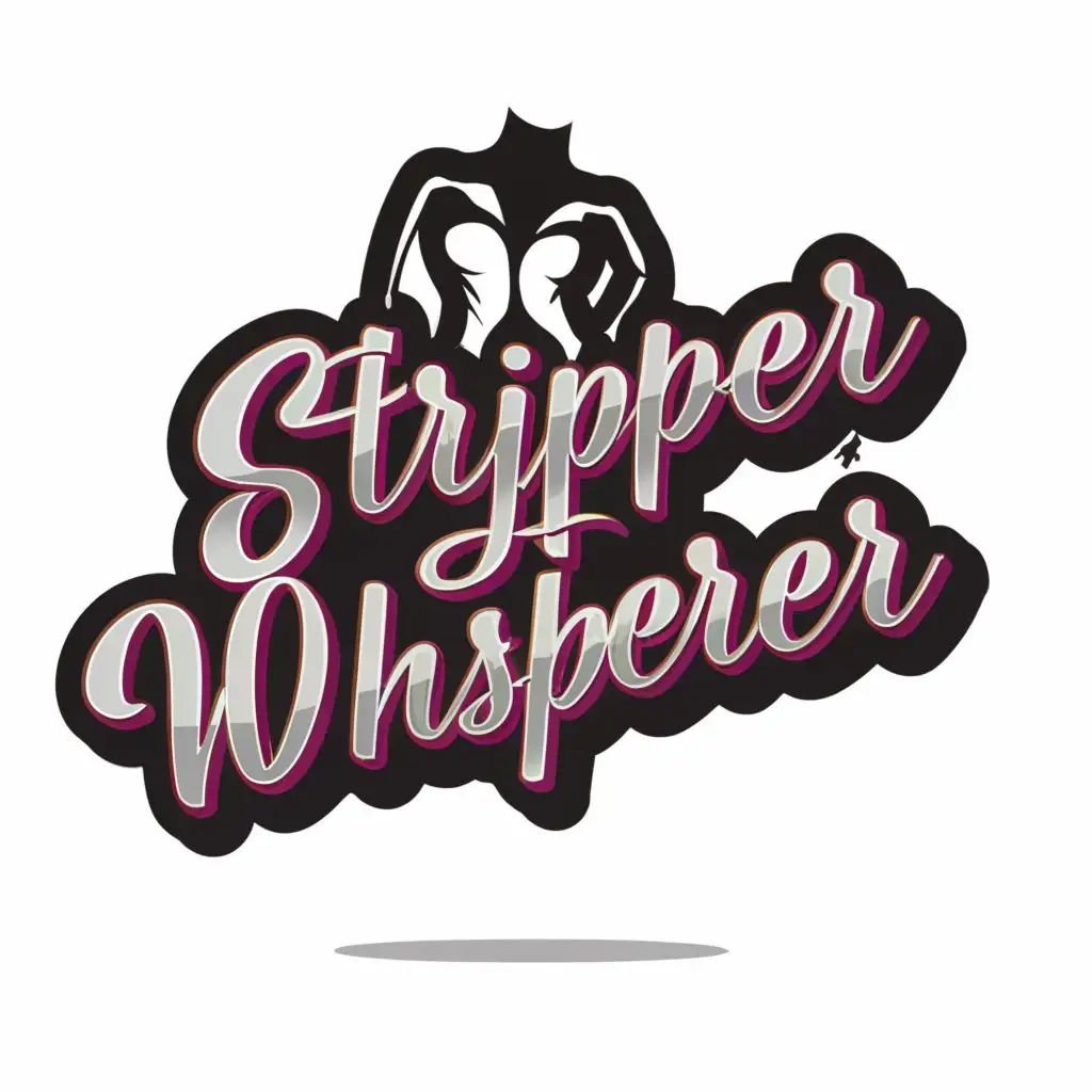 Logo-Design-for-Stripper-Whisperer-Sensual-Silhouette-of-a-Female-Entertainer-on-a-Clear-Background