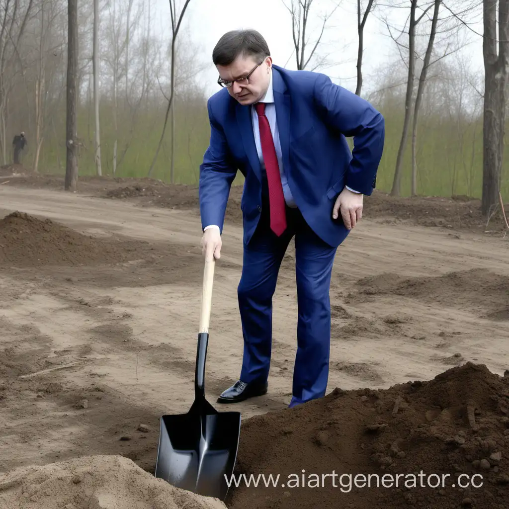 Ukrainian-Foreign-Secretary-Kuleba-Engages-in-Battle-with-a-Shovel