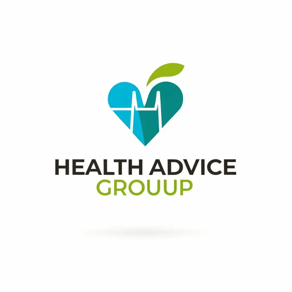 logo, Health, with the text "Health Advice Group", typography, be used in Medical Dental industry
