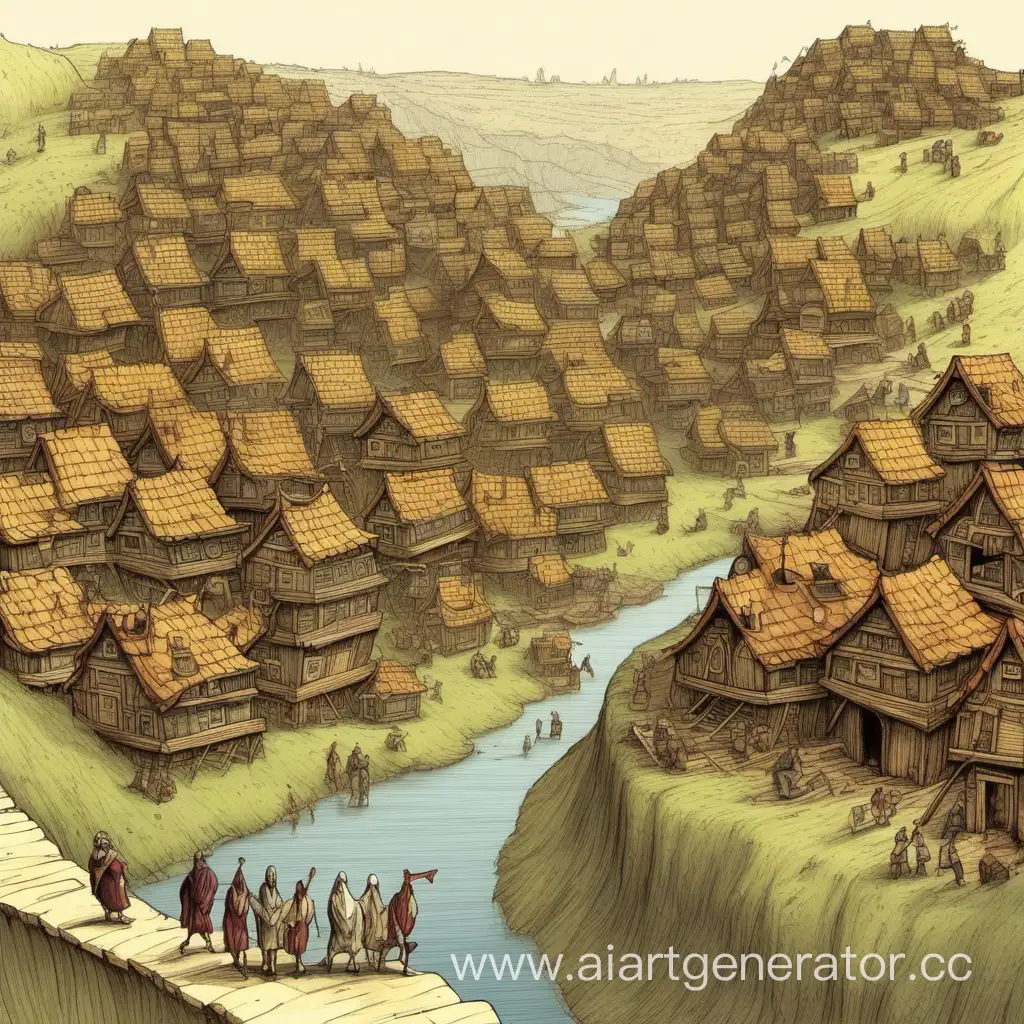 По одной версии Город Глупов построен на 7 горах и 3 реках, это была скорее беспорядочная куча хижин, нежели город. 