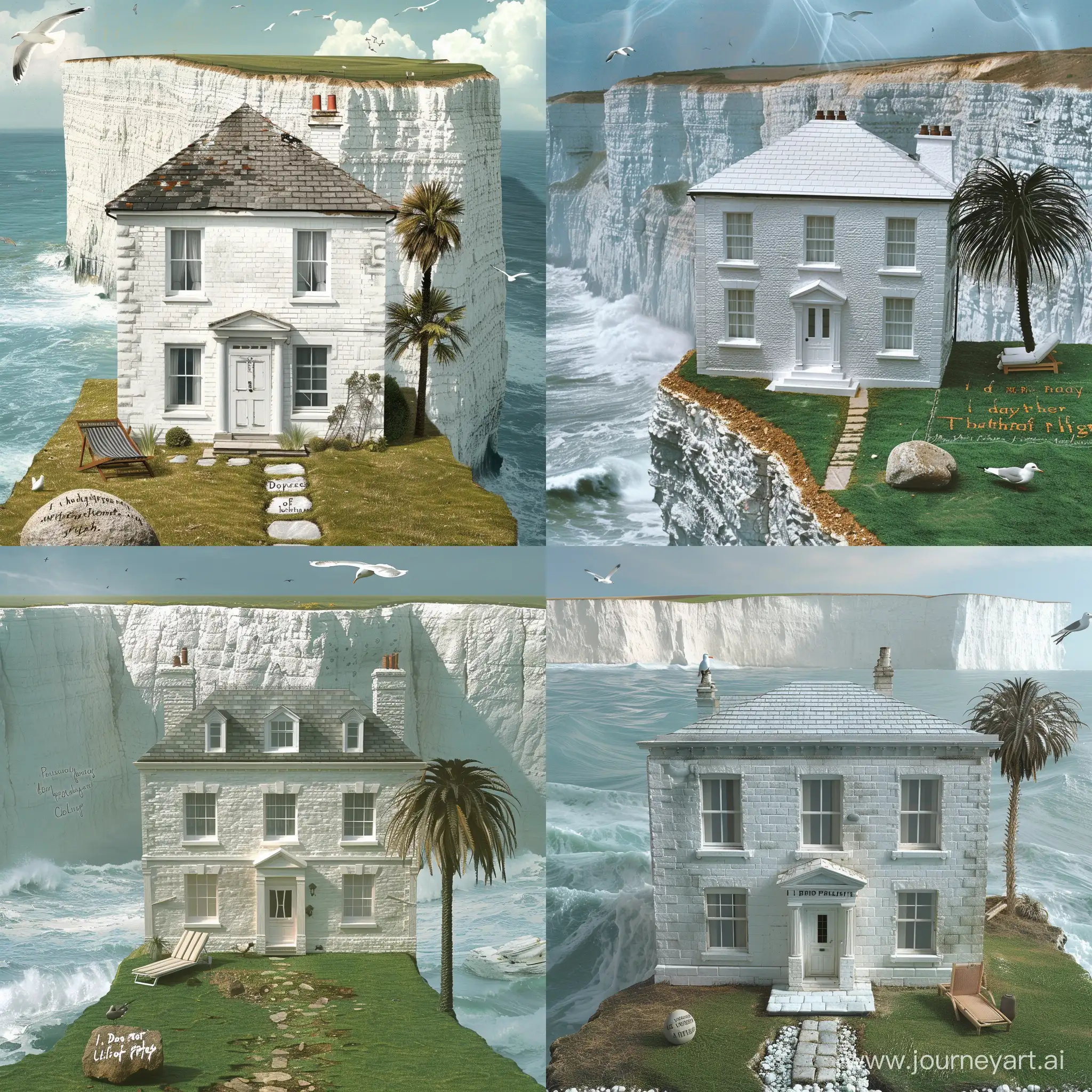 Seaside-Dream-Home-White-House-Overlooking-Cliff-and-Turbulent-Sea
