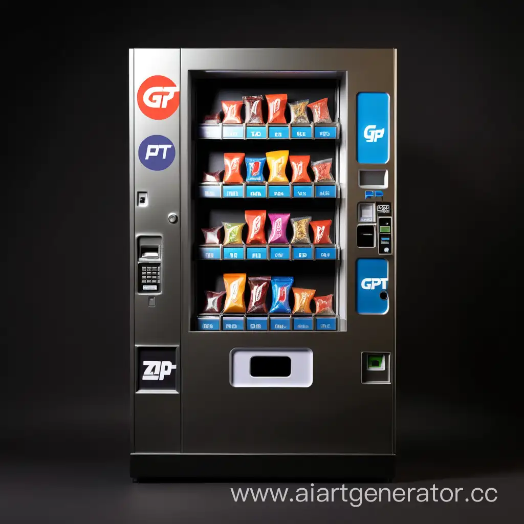 Modern-Vending-Machine-with-Zip-Locks-and-GPT-Logo-on-Dark-Background