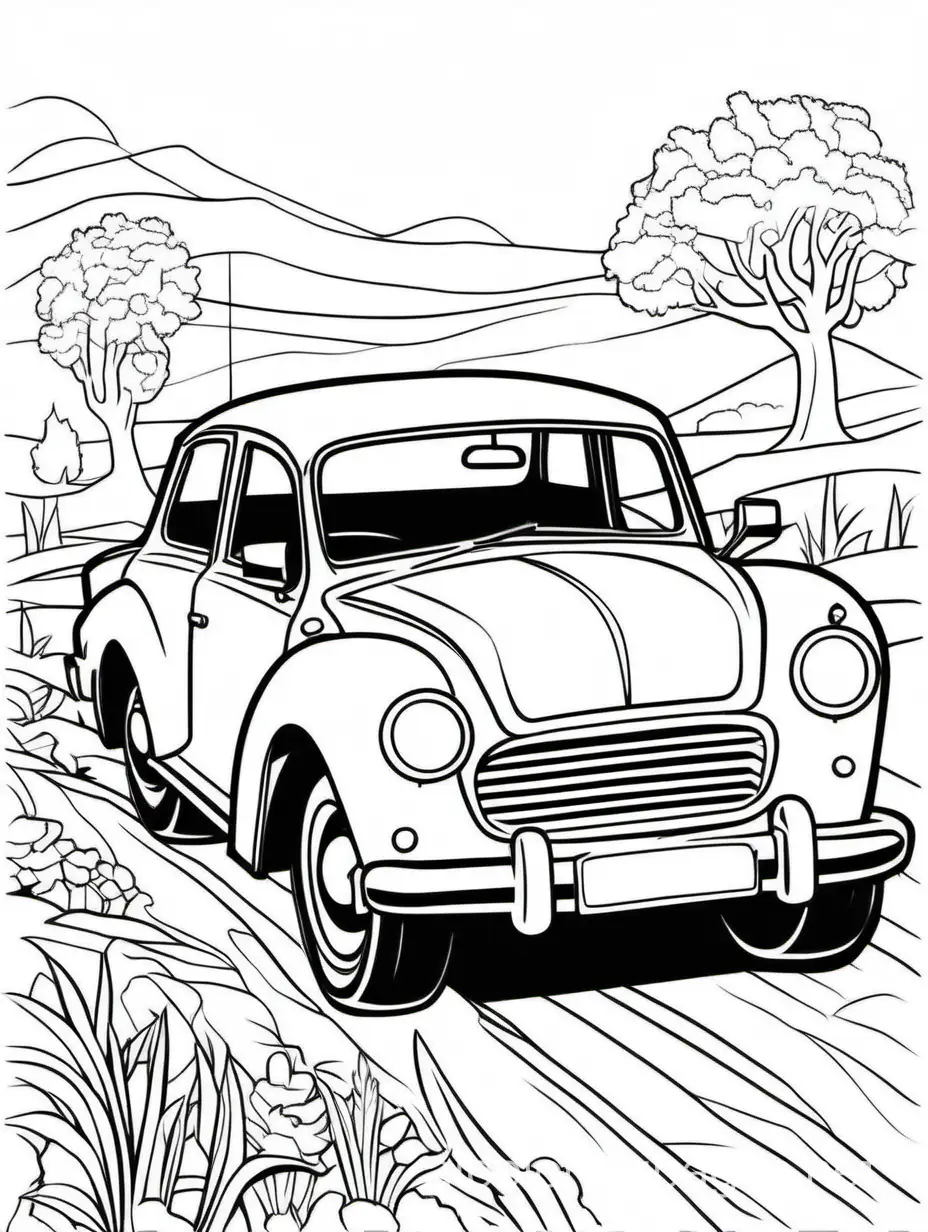 Russian-Car-Moskvich-Coloring-Page-for-Kids-Simple-Black-and-White-Line-Art