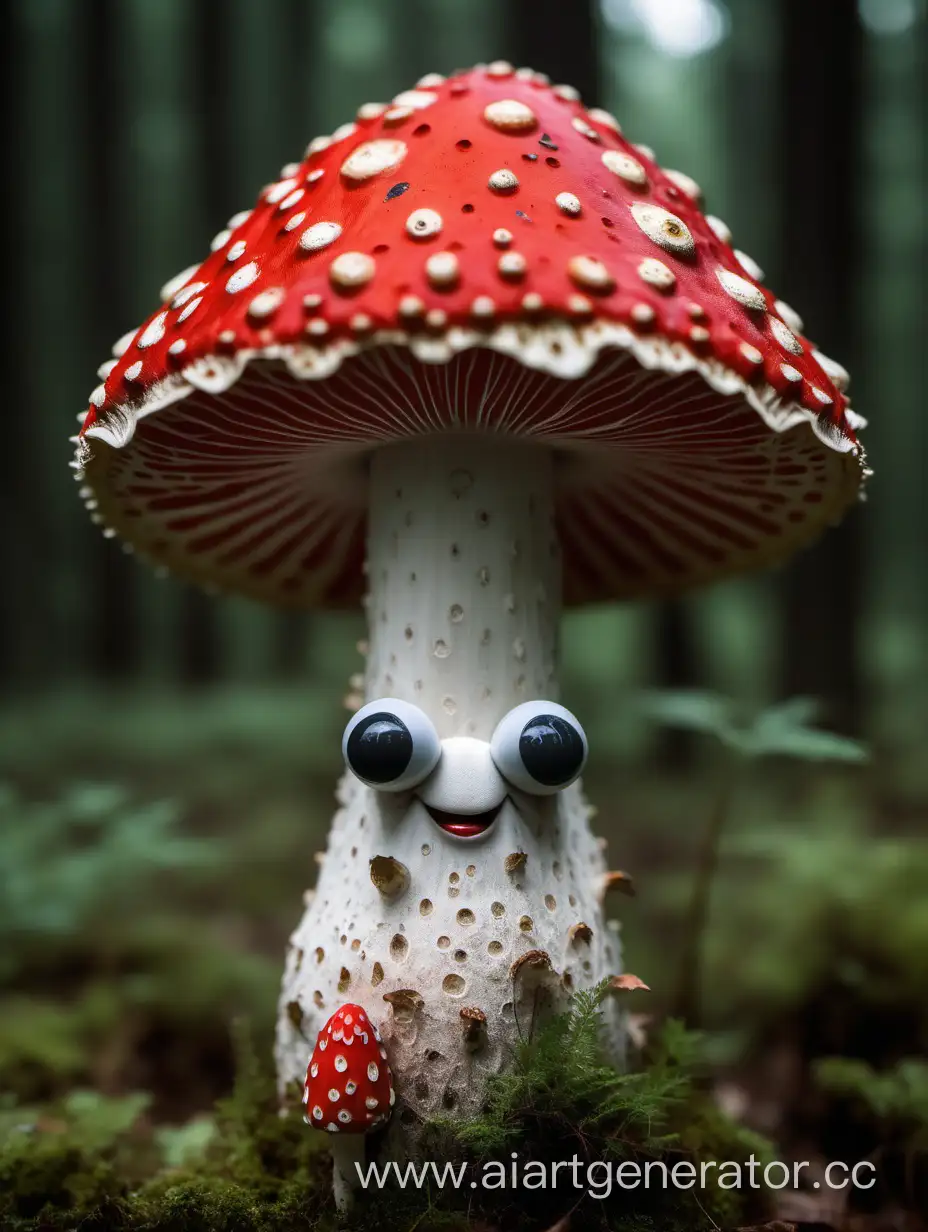 Vibrant-Fly-Agaric-Mushrooms-A-Colorful-Exploration-of-Emotions