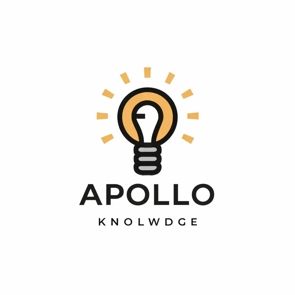 a logo design,with the text "Apollo", main symbol:Quiz,Minimalistic,clear background