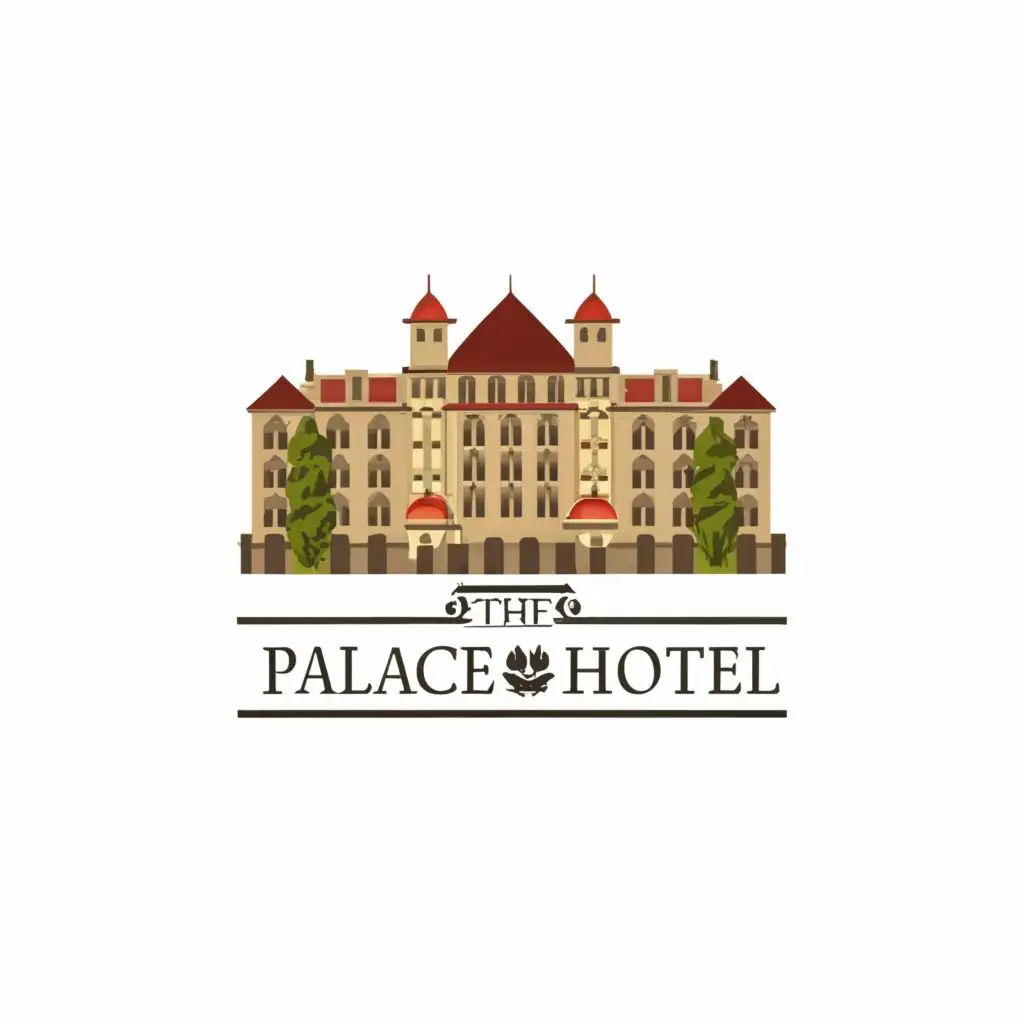 logo, hotel, with the text "THE PALACE HOTEL", typography, be used in Restaurant industry
