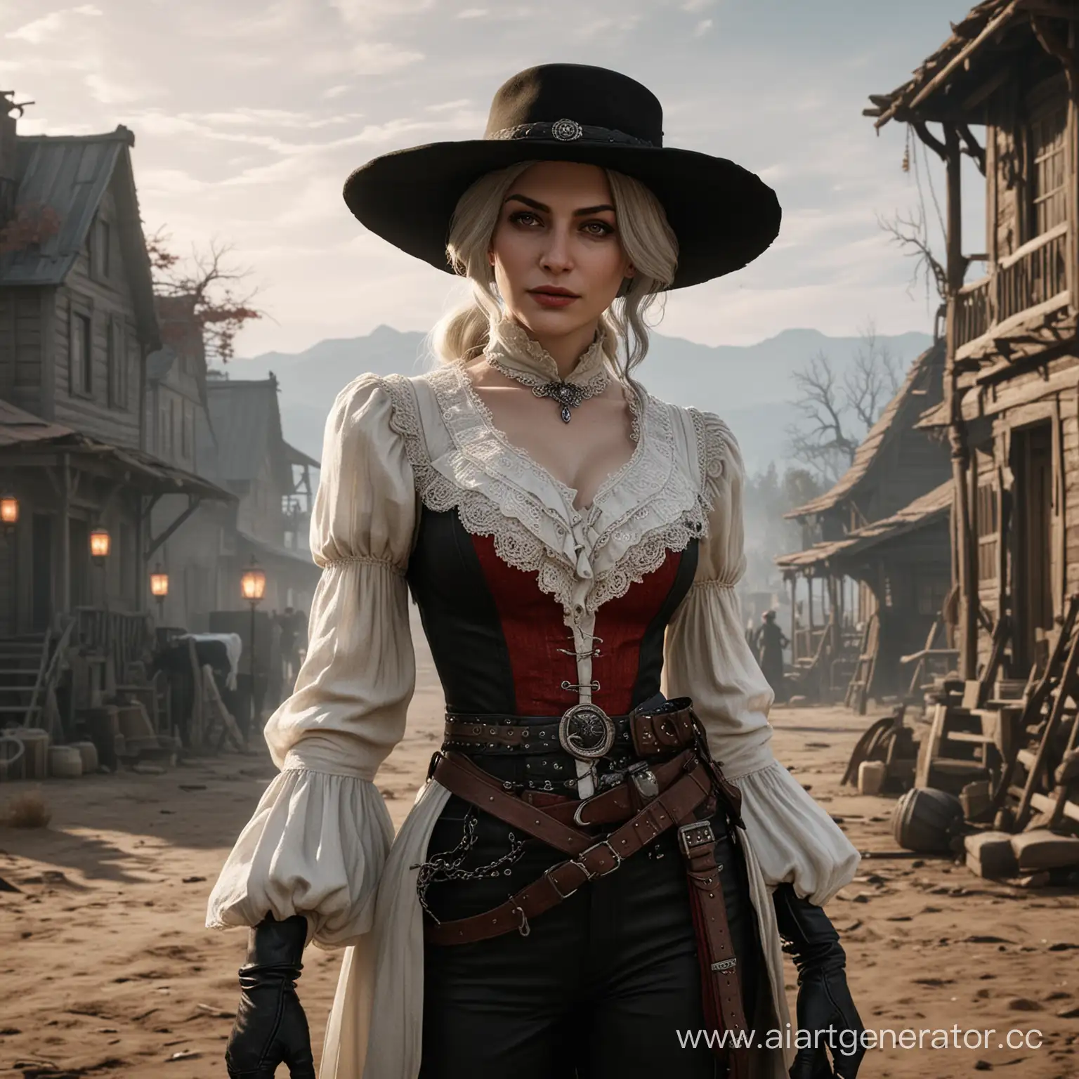 Tall-Vampire-Lady-Dimitrescu-Red-Dead-Redemption-2-Style