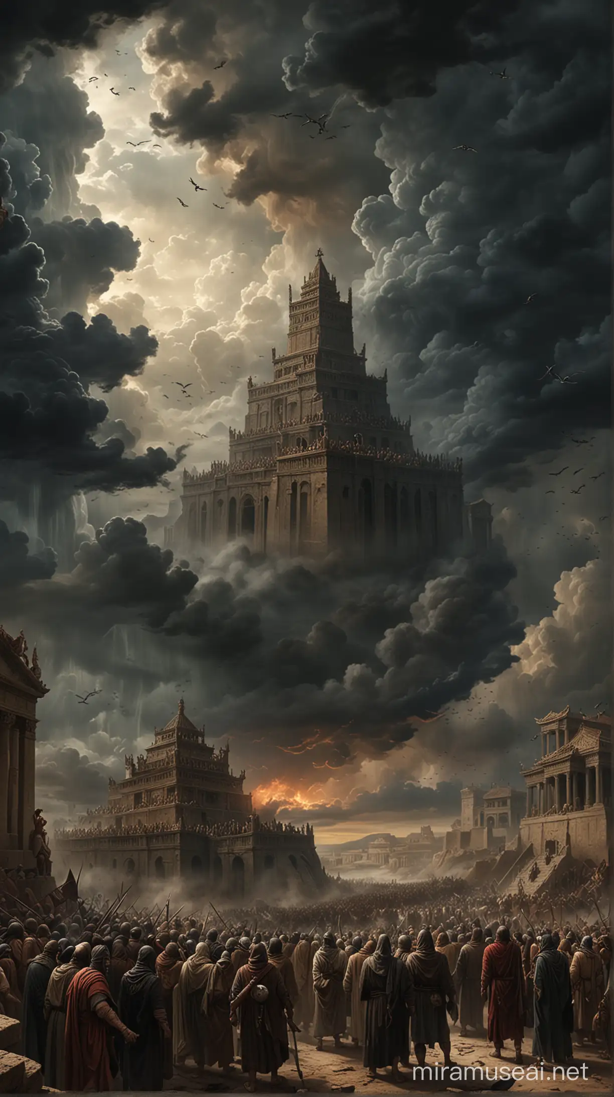 Ancient World Deeds of Evil under Ominous Skies