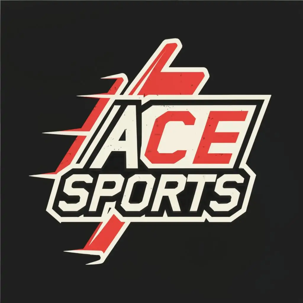 logo, clothes brand, with the text "ace sports", typography, be used in Retail industry