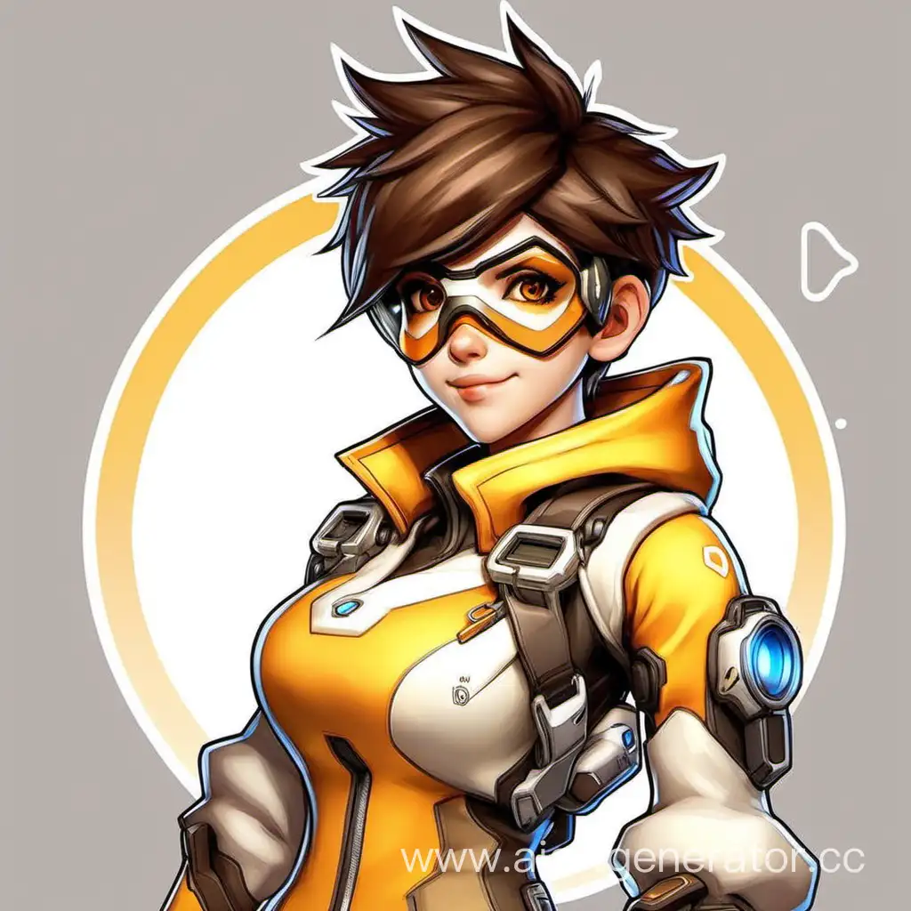 cute tracer from overwatch