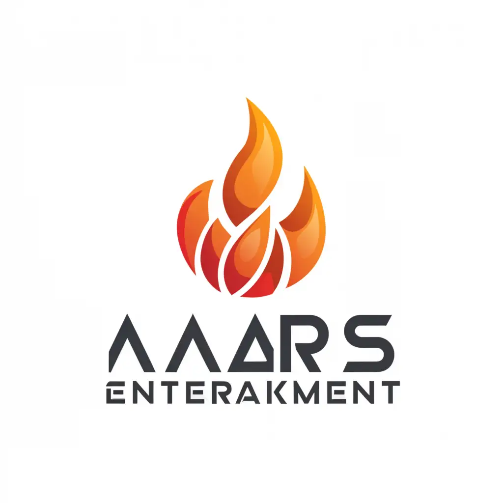 a logo design,with the text "Mars Entertainment", main symbol:Fire,complex,be used in Entertainment industry,clear background