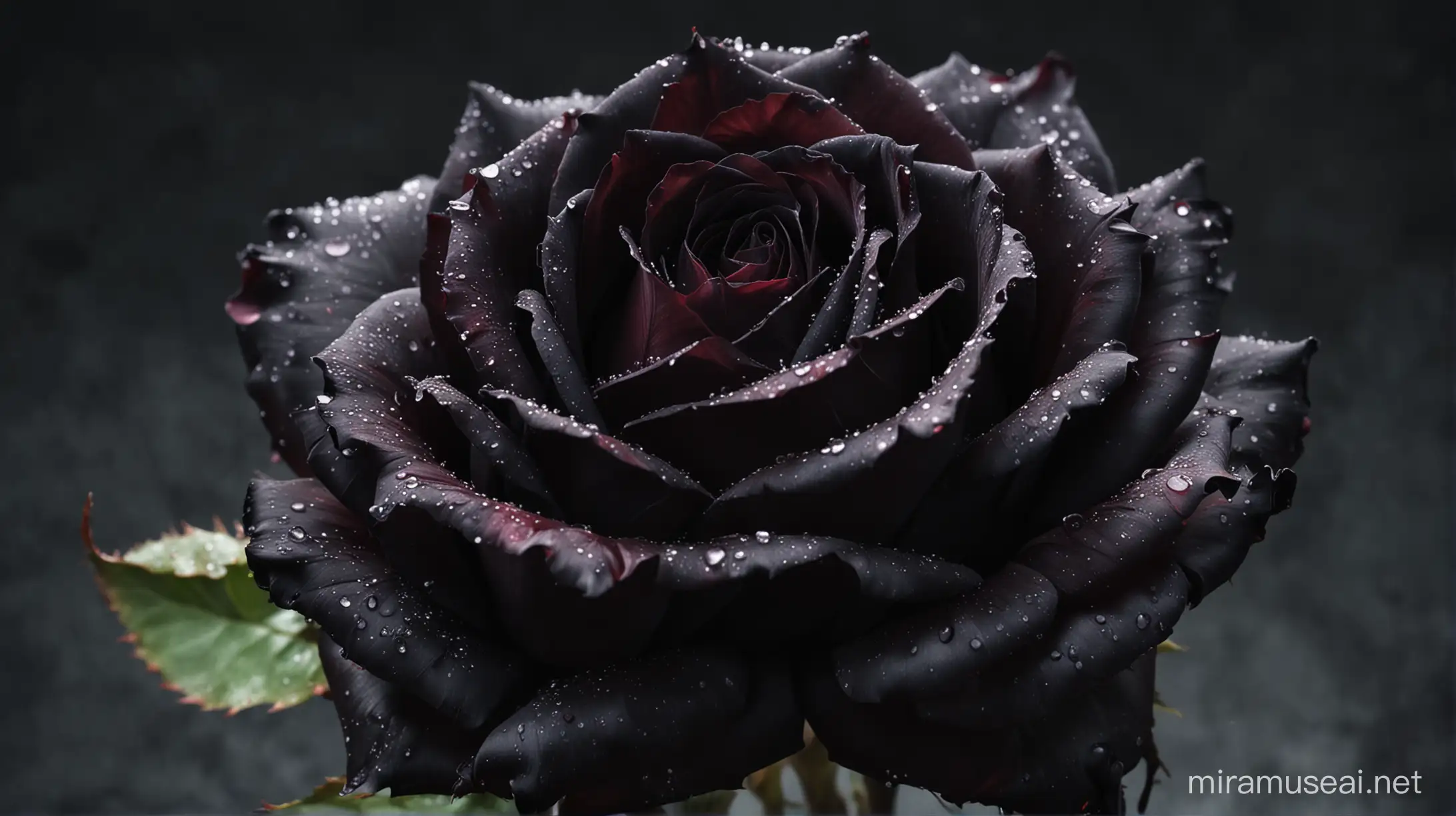 "Watch as the delicate petals of black magic roses unfurl, revealing a deep, rich color that seems to hold secrets within its depths. Will you dare to pluck one and unleash its dark magic?"